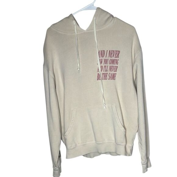Taylor Swift RED State Of mind Cream Hoodie. Size Medium. - Picture 1 of 7